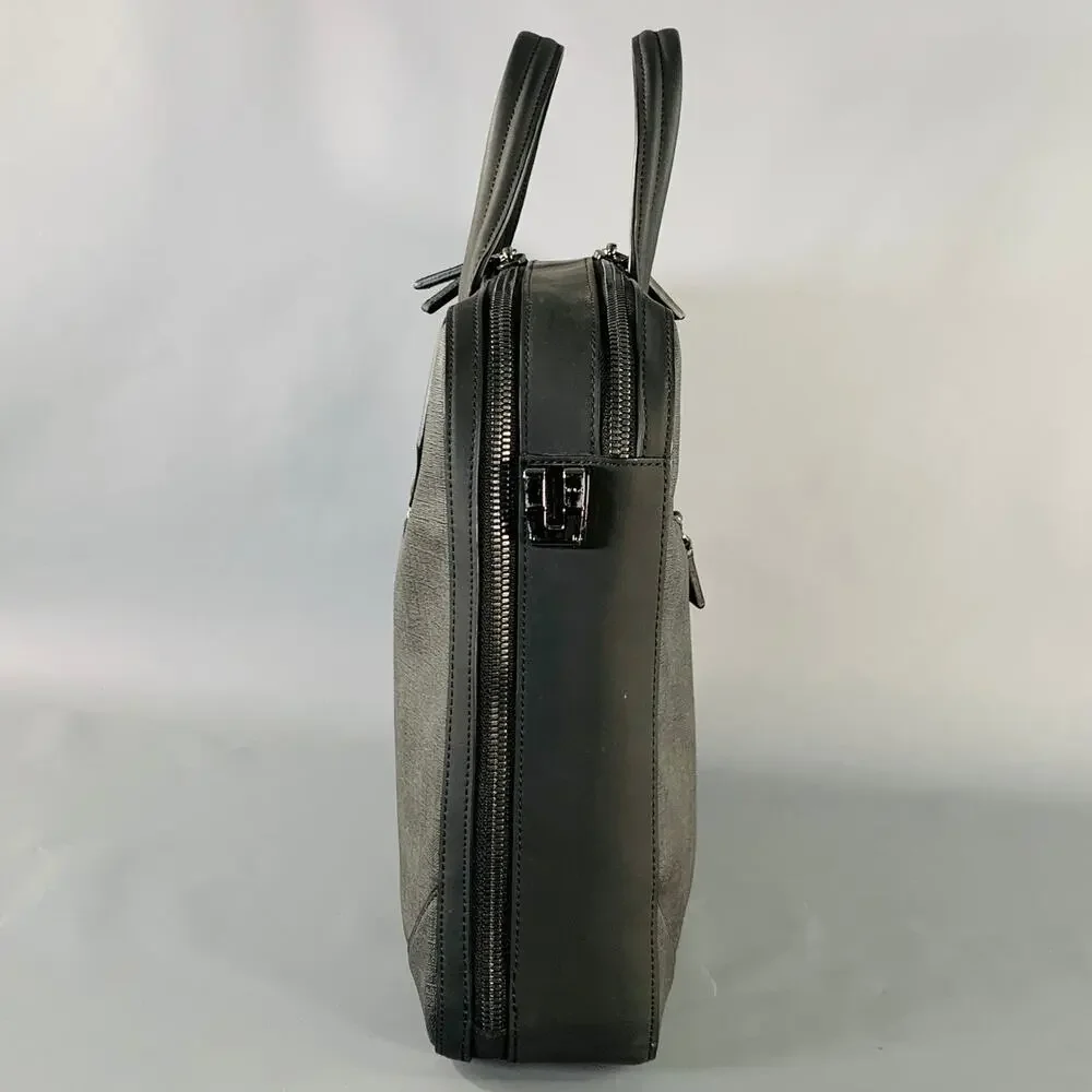 TUMI Black Coated Canvas Laptop Bag